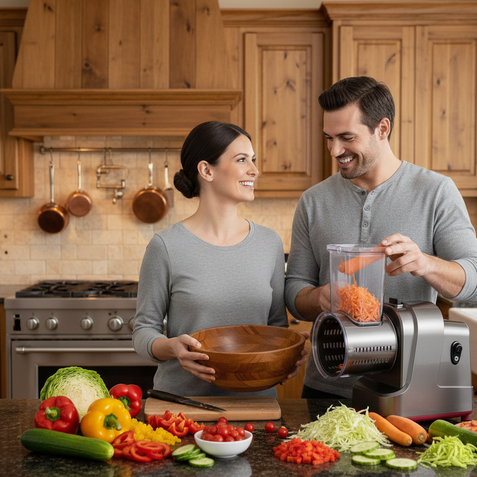 Trancheuse de légumes électrique - Broyeur automatique