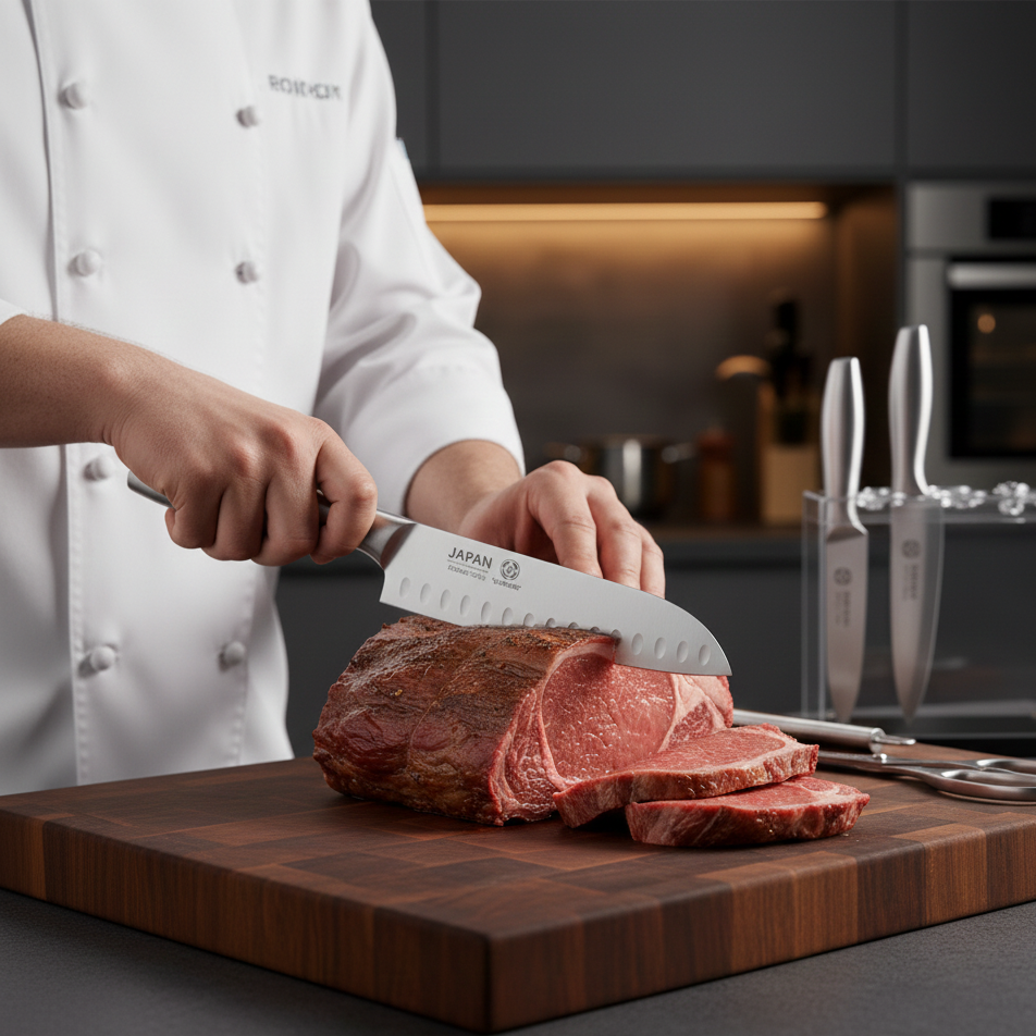 Ensemble de couteaux de chef de cuisine