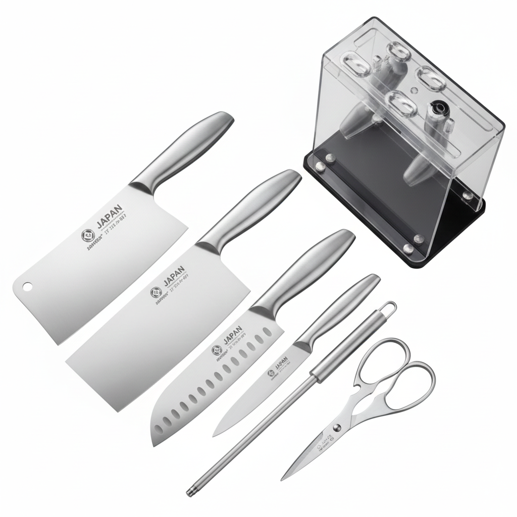 Ensemble de couteaux de chef de cuisine