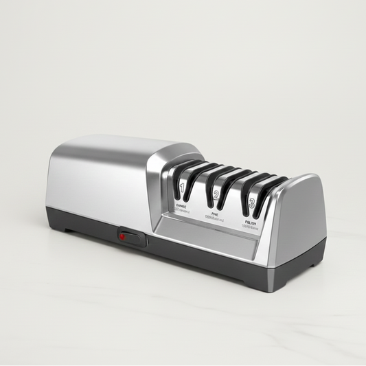 Aiguiseur de Couteaux Électrique – Affûtage en 3 Étapes