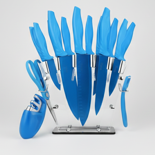 Ensemble collection de 17 couteaux