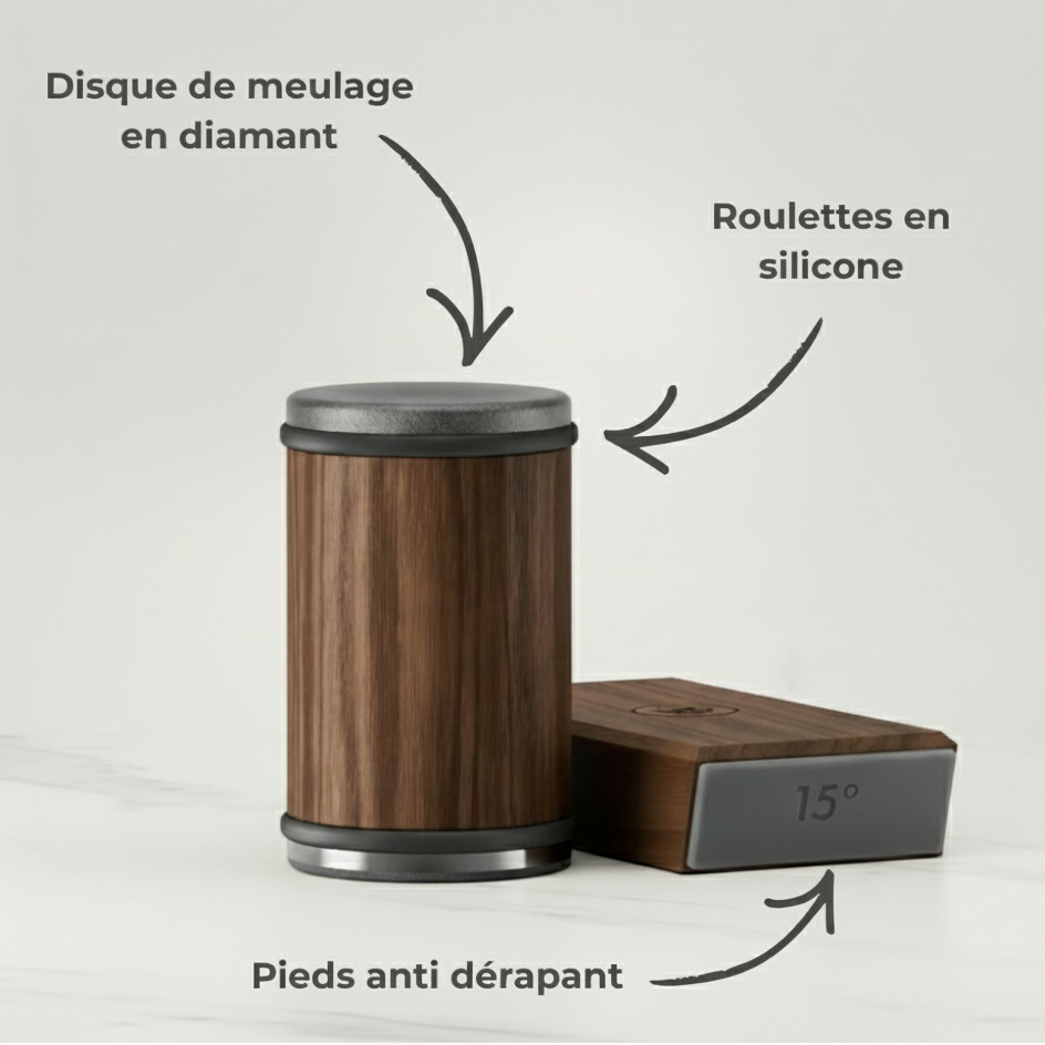 Kit d’Affûtage de couteaux Manuel