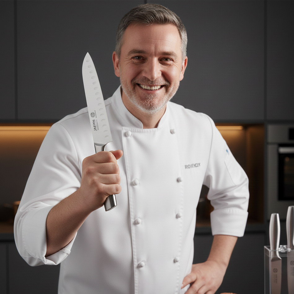 Ensemble de couteaux de chef de cuisine