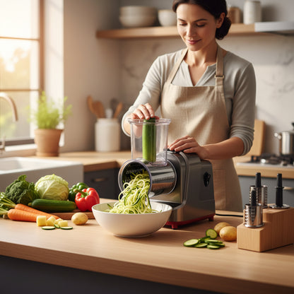 Trancheuse de légumes électrique - Broyeur automatique