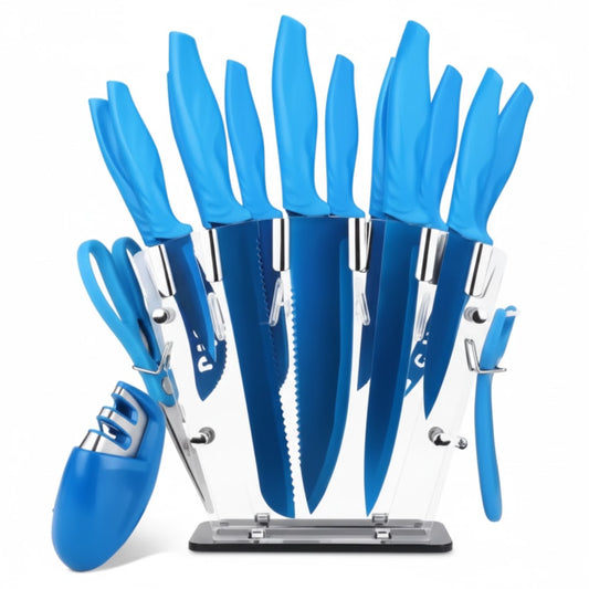 Ensemble collection de 17 couteaux